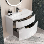 Тумба RIVA 80 см, белая матовая RV.80\WHT.M