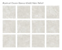 Плитка Mystical Charm Bianco Relief Matt 60x60 (4 шт.в уп)