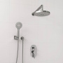 A14129 Встраиваемый комплект для душа с верхней душевой насадкой и лейкой Wasserkraft