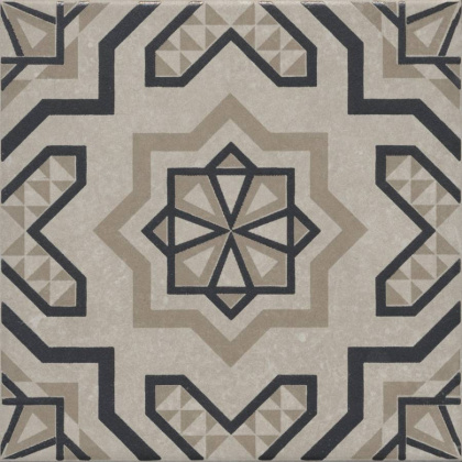 Декор Касабланка серый светлый матовый 20x20x0,8