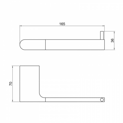 Бумагодержатель Timo Luiro 18441/17 золото матовое