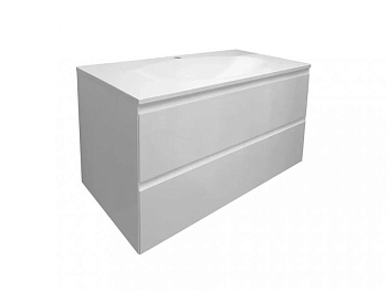 Тумба подвесная под умывальник Malta 1000х470 2 ящика (ШхГхВ) 998х466х607 Тумба подвесная под умывальник Malta 1000х470 2 ящика (ШхГхВ) 998х466х607