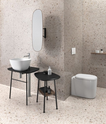 Plural Квадратная раковина-чаша высокая, 45 cm, Матовый Белый