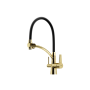 Смеситель для кухни SANCOS Eri с возможностью подключения фильтра, цвет полированное золото, арт. SC4001ZG