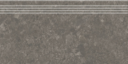 Ступень Чеппо ди Гре коричневый матовый обрезной 30x60x0,9