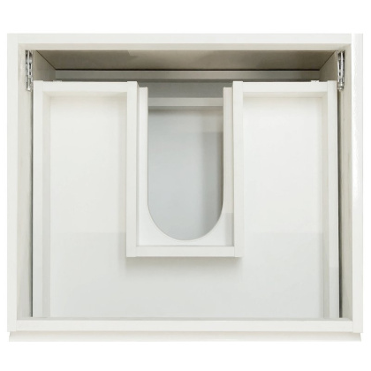 Комплект мебели Dallas Luxe 1500х482 левосторонний напольный 3 ящика  (ШхГхВ)  848х476х860