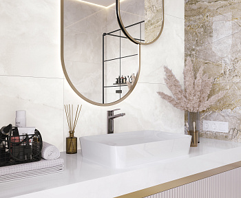 Cosmo Perla Керамогранит белый SG50002622R 60х119,5 полированный