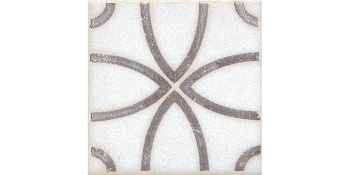 Вставка Амальфи орнамент коричневый  9,8x9,8x0,7 STG_A405_1266H