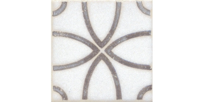 Вставка Амальфи орнамент коричневый  9,8x9,8x0,7 STG_A405_1266H