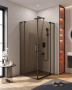 SLIDER-AH-2-90/100-100/110-GRIGIO-BORO Душевой уголок, Условный размер, мм:(900-1000)x(1000-1100)x1950 Габариты с диапазоном регулировок, мм:(900-1000)x(1000-1100)x1950 