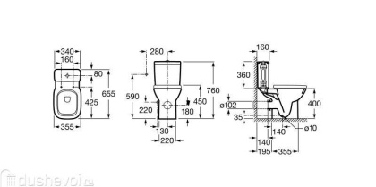 Roca Debba 34299700Y чаша
