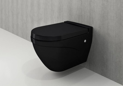 Чаша унитаза подвесного Bocchi Taormina Arch 1012-004-0129 черная матовая