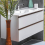 Тумба CAPOLDA 100 белая + ручка дерево 849-100-WW Boheme Тумба CAPOLDA 100 белая + ручка дерево 849-100-WW Boheme