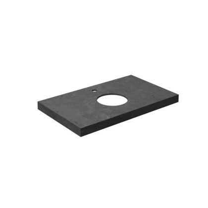 Столешница из керамогранита Роверелла 80x48, темно-серая, CN80.DL501320R