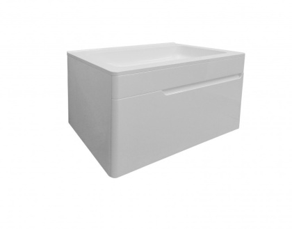 Тумба подвесная под умывальник Kare Luxe 800х450 1 ящик (ШхГхВ) 798х446х477 Тумба подвесная под умывальник Kare Luxe 800х450 1 ящик (ШхГхВ) 798х446х477