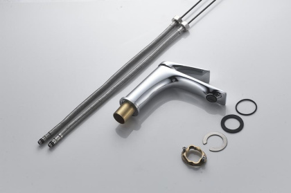 Смеситель для раковины латунь, хром S9101 Смеситель для раковины латунь, хром S9101