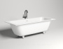 Ванна из искусственного камня Salini S-Sense Orlando Axis 190х80 103311M, глянцевая