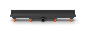 Душевой лоток 65 см Creto Walkway CRE-650 WB-P с решеткой, черный