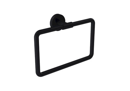 Полотенцедержатель 21 см в комплекте с креплением Piave черный мат. 3015-0004-AB, шт