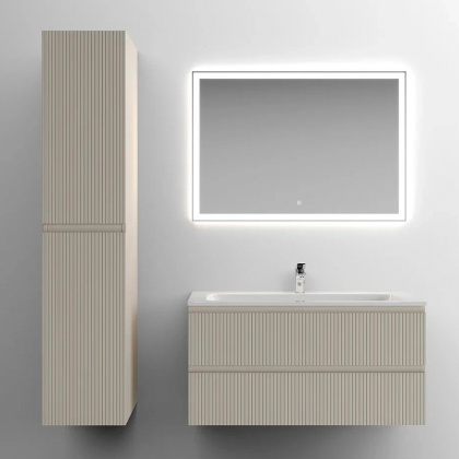 Тумба подвесная SANCOS Snob T 995х445х500, c двумя ящиками оснащенными доводчиками, Beige Soft , арт.SNT100CE Тумба подвесная SANCOS Snob T 995х445х500, c двумя ящиками оснащенными доводчиками, Beige Soft , арт.SNT100CE