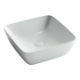 Умывальник чаша FORM накладная квадратная 410*410*145мм
