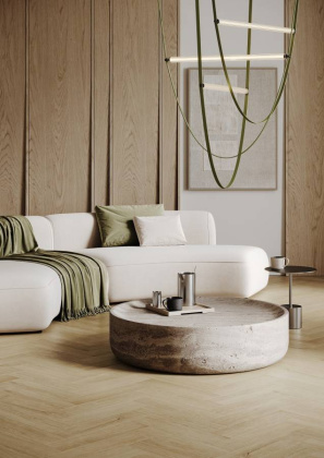 Кварцевый ламинат Home Expert Parquet Design Дуб Капучино, 44-5014-5