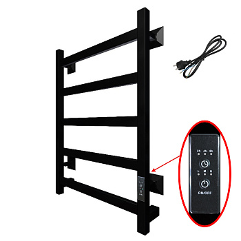 Полотенцесушитель Пэк сп 20 кв 60х50 черный ВГП