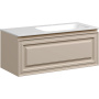 Тумба подвесная SANCOS Very 995х445х406, c одним  ящиком оснащенным доводчиками, правая , Beige Soft , арт.VR100RCE Тумба подвесная SANCOS Very 995х445х406, c одним  ящиком оснащенным доводчиками, правая , Beige Soft , арт.VR100RCE