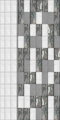 Декор TG\В04\19066 Граффити металл серый 9.9*20*8 (уп\38шт), шт