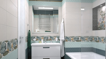 Плитка настенная Зимний сад зеленый светлый структура 15127 15x40x9,3 (19шт/1,14), м2 Плитка настенная Зимний сад зеленый светлый структура 15127 15x40x9,3 (19шт/1,14), м2