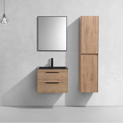 База под раковину Chiara 2D 600 подвесная, 2 выкатных ящика soft-close, N.Oak База под раковину Chiara 2D 600 подвесная, 2 выкатных ящика soft-close, N.Oak