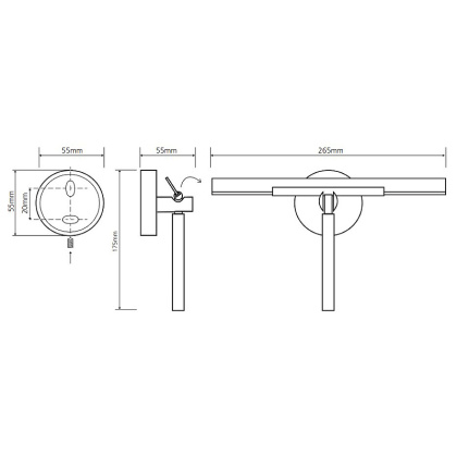 Cкребок для душевой кабины Bemeta Omega 104237012 Хром