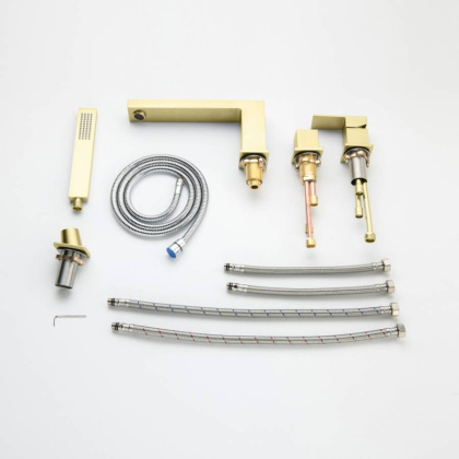 Смеситель Timo Selene 2130/17Y на борт ванны, золото матовое Смеситель Timo Selene 2130/17Y на борт ванны, золото матовое