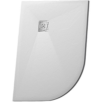 Душевой поддон асимметричный RGW ST/AR-W Белый 120*80