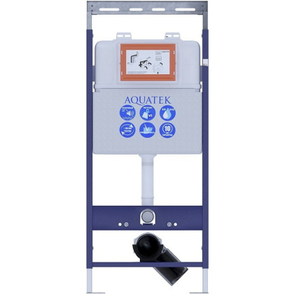 INS-0000009 Aquatek Easy Fix 51 Монтаж рама для подв унитаза1130*510*100+звукоизоляционная прокладка