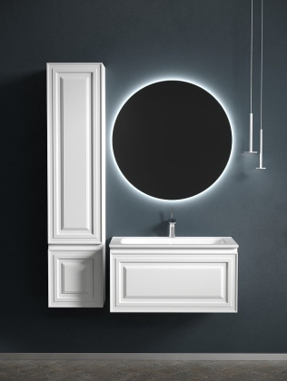 Тумба подвесная SANCOS Very 790х445х406, c одним  ящиком оснащенным доводчиками, Bianco , арт.VR80W Тумба подвесная SANCOS Very 790х445х406, c одним  ящиком оснащенным доводчиками, Bianco , арт.VR80W