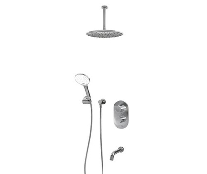 A174868 Thermo Встраиваемый комплект для ванны с верхней душевой насадкой, лейкой и изливом A174868 Thermo Встраиваемый комплект для ванны с верхней душевой насадкой, лейкой и изливом