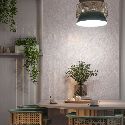 Обои виниловые Бульвар мотив, зеленый