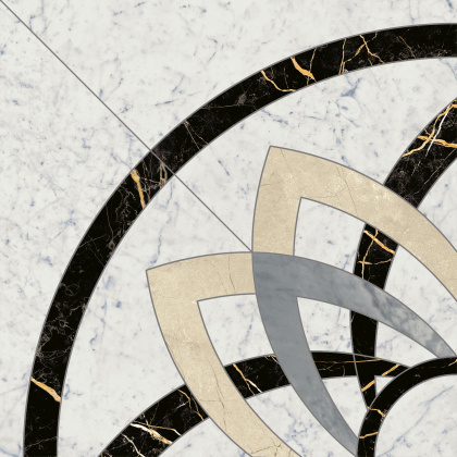 Керамогранит 620120000076 Каррара белый (60см*60см*9мм) (3шт/1,08м2) люкс, шт