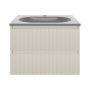 База под раковину Welle 600 подвесная, 2 выкатных ящика soft-close, M.Beige