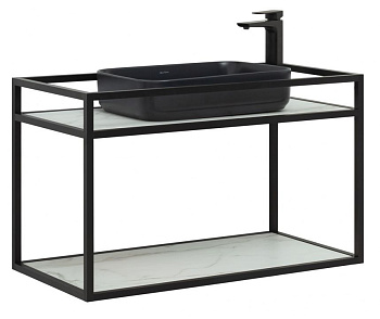 Консоль под раковину Allen Brau Liberty 90 1.33003.BB черный браш Консоль под раковину Allen Brau Liberty 90 1.33003.BB черный браш