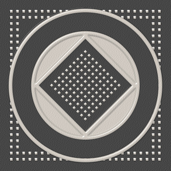 Декоративная вставка Macedonia Grey  5,8x5,8x7 непол.