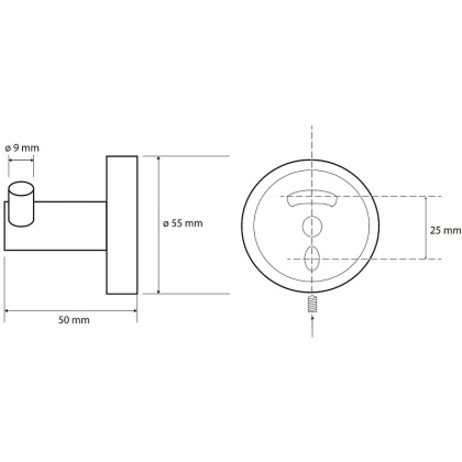 Двойной крючок Bemeta Sablo 160106032 Золото матовое