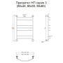 Полотенцесушитель Приоритет НП 3 80*60 (ЛЦ2)