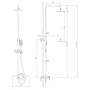 Смеситель Lemark Tropic LM7006С для ванны и душа Смеситель Lemark Tropic LM7006С для ванны и душа