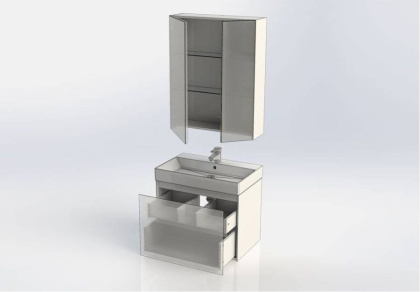 Мебель для ванной Aquanet Нью-Йорк 70 орех