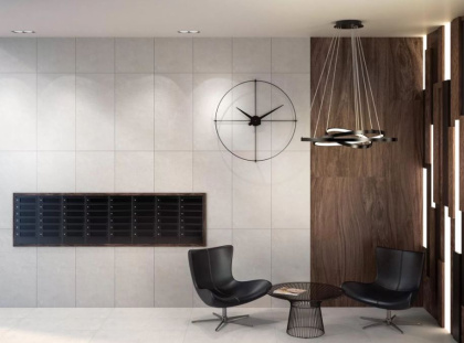 Керамогранит Про Фьюче серый светлый обрезной 30x60x0,9