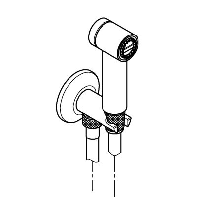 Гигиенический душ с угловым вентилем, 1 вид струи, GROHE Sena Trigger Spray 35, хром, (26332000) Гигиенический душ с угловым вентилем, 1 вид струи, GROHE Sena Trigger Spray 35, хром, (26332000)