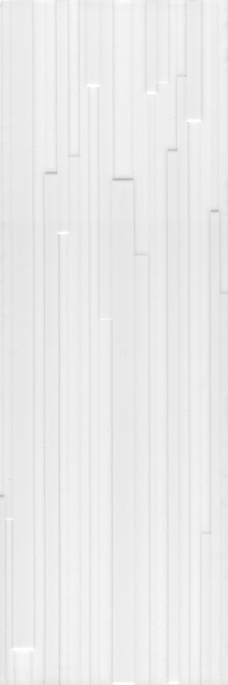 Бьянка белый глянцевый полоски 20x60x0,9