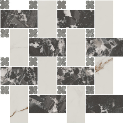 Декор Риальто 3 наборный матовый 43,5x43,5x0,9